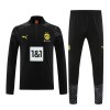 Borussia Dortmund Trainings Sweatshirt Quarter-zip 2023-24 Zwarte - Heren